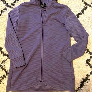 Full zip up long lightweight jacket